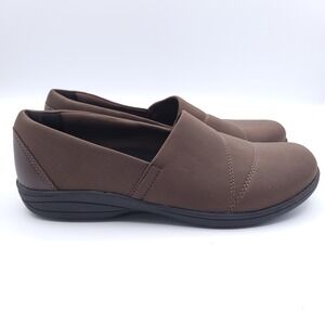 Abeo Footwear Smart 3550 Shoes Womens 7 Brown Soft Leather Comfort Loafer